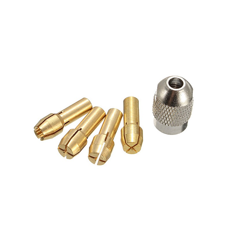 Set 10 đầu kẹp mũi khoan bằng đồng 0.5-3.2MM 4.3mm