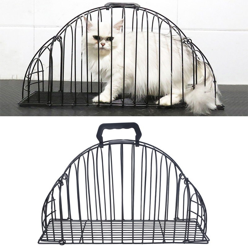 Lồng kim loại đựng máy sấy cho mèo 2 cửa siêu nhẹ