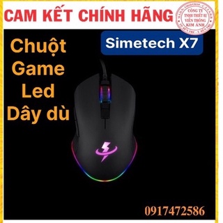 CHUỘT GAMING SIMETECH X7 LED RGB, Hàng Chính Hãng bảo hành 6 thumbnail