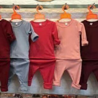 Set 5 bộ bozip len tăm cho bé