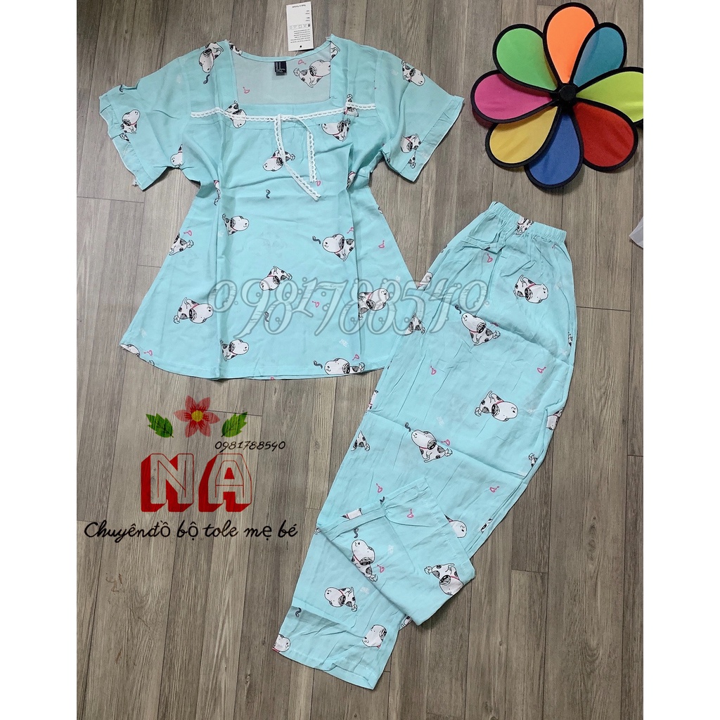 [ ĐỒ BỘ TOLE ] 9 TẤC CỔ VUÔNG PHỐI REN ( 45-75KG) | BigBuy360 - bigbuy360.vn