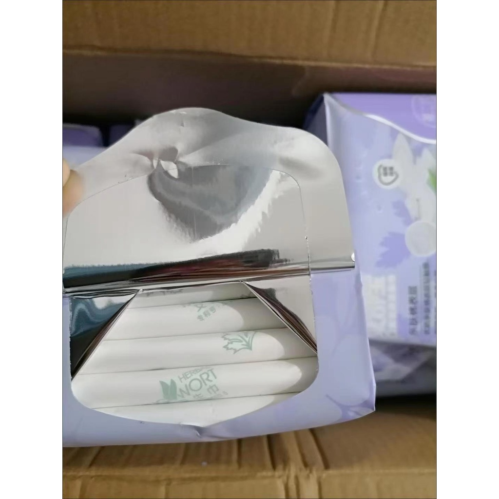 COMBO 5 GÓI BĂNG VỆ SINH THẢO DƯỢC NGẢI CỨU NANO BẠC KHÁNG KHUẨN 1MM AISHUBAO 29/36/42MM - NỘI ĐỊA TRUNG