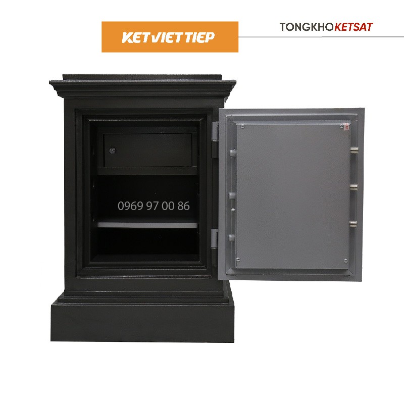 Két Sắt Tài Lộc Việt Tiệp K405-KC Nặng 100Kg Khóa Cơ Phong Thủy Chống Cháy (Miễn Phí Giao Hàng)