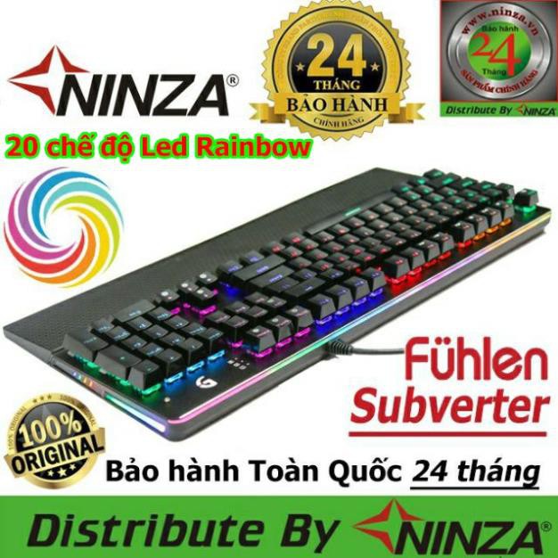 Bàn phím cơ Fuhlen Subverter - Bàn phím cơ Led RGB - Ninza phân phối
