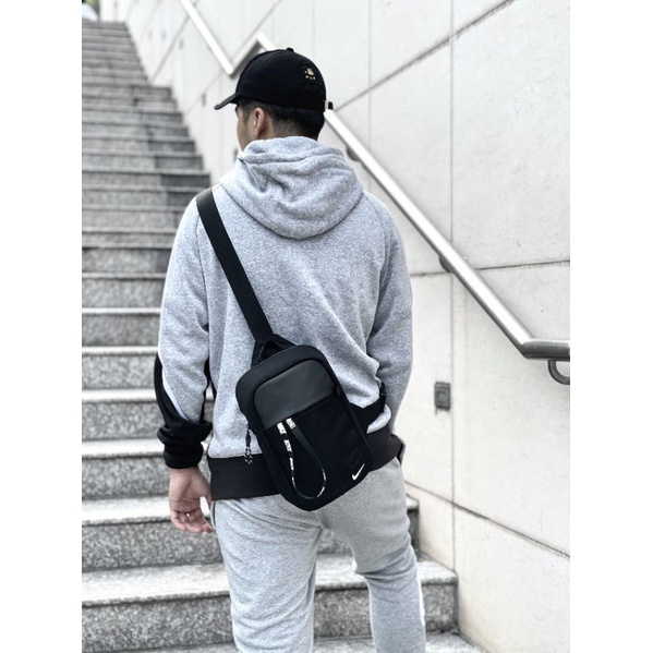 TÚI CHÉO NIKE CHẤT VẢI POLY COTTON  PHỐI DA | BigBuy360 - bigbuy360.vn