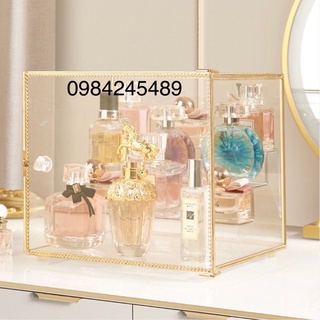 Khay đựng mỹ phẩm golden