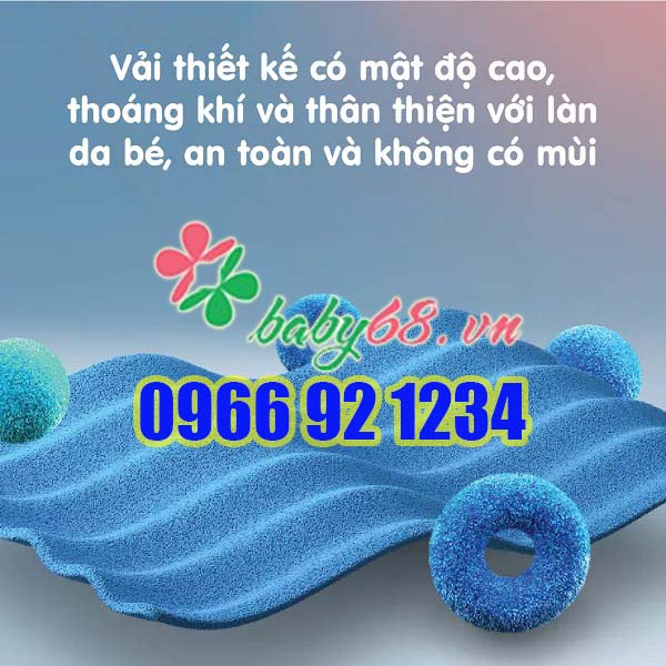 Nôi điện tự đưa cho bé nằm thoải mái Umoo UM-1357 - Ghế ru ngủ thông minh, có điều khiển từ xa