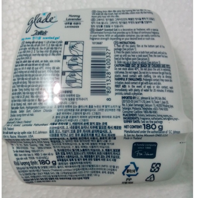 Sáp thơm Glade 180g