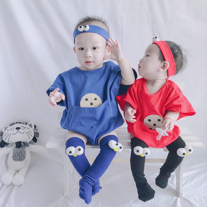 Vớ cotton dài thiết kế hình hoạt họa thời trang cho bé 2-8 tuổi