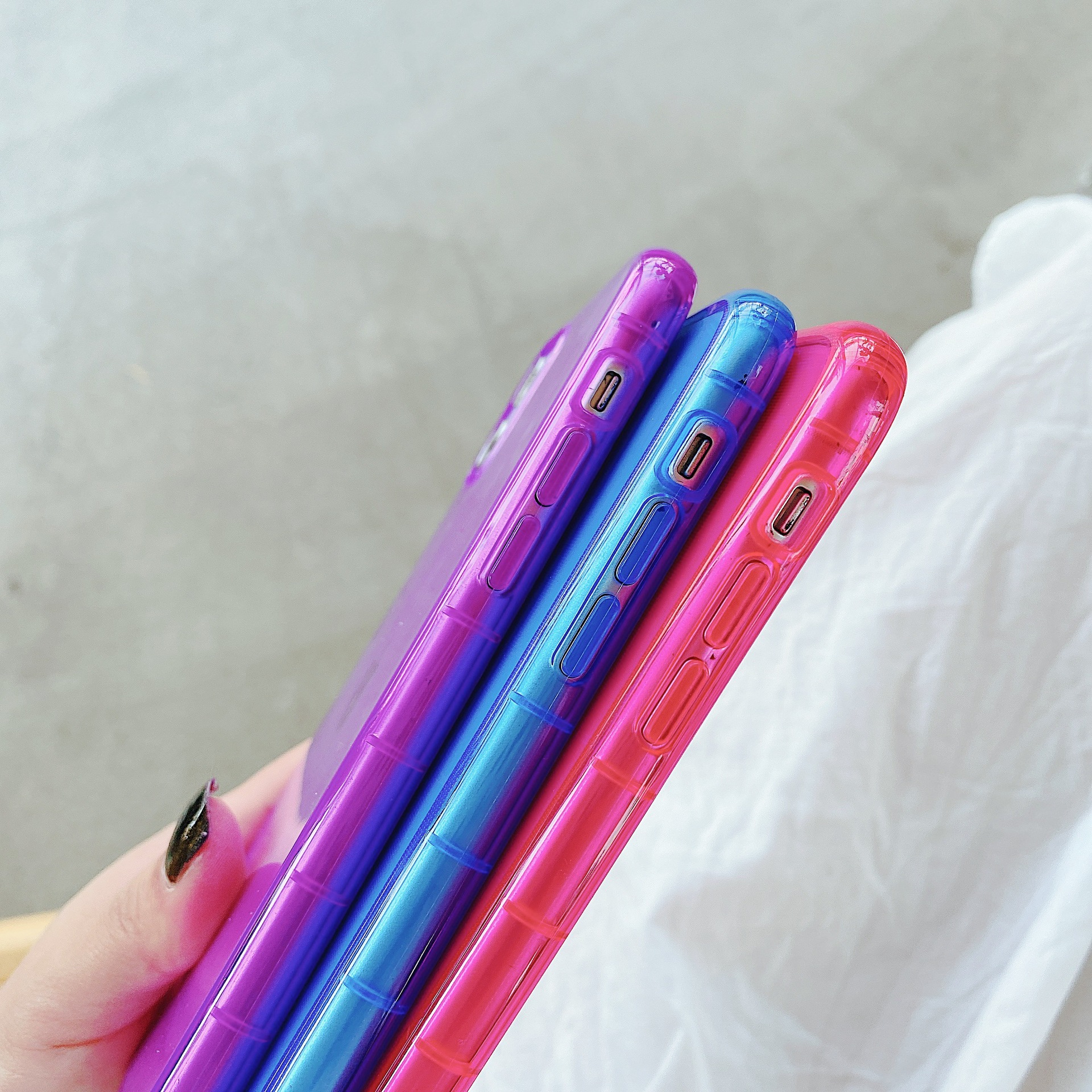 Ốp Lưng Silicone Màu Trơn Thời Trang Cho Iphone 6 / 7 / 8 Plus 11 Pro Max Xr Xs | BigBuy360 - bigbuy360.vn