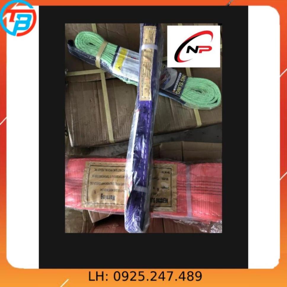 Dây bẹ cẩu hàng 1 tấn bản 35mm (3,5cm).size 2 và 3 mét