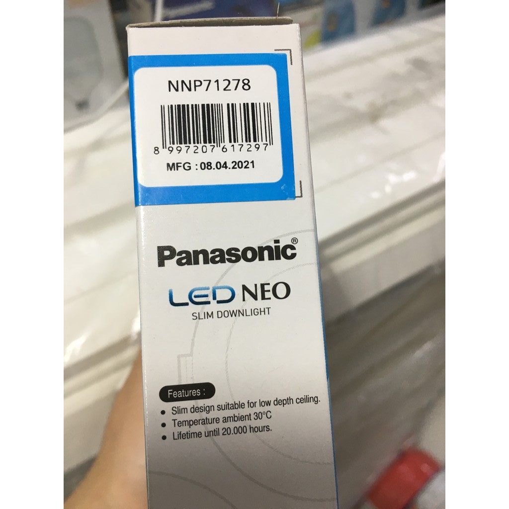 [CHÍNH HÃNG] Đèn LED âm trần Panasonic 6W 9W tròn phi 100 NNP71278- NNP72288 (ÁNH SÁNG TRẮNG)