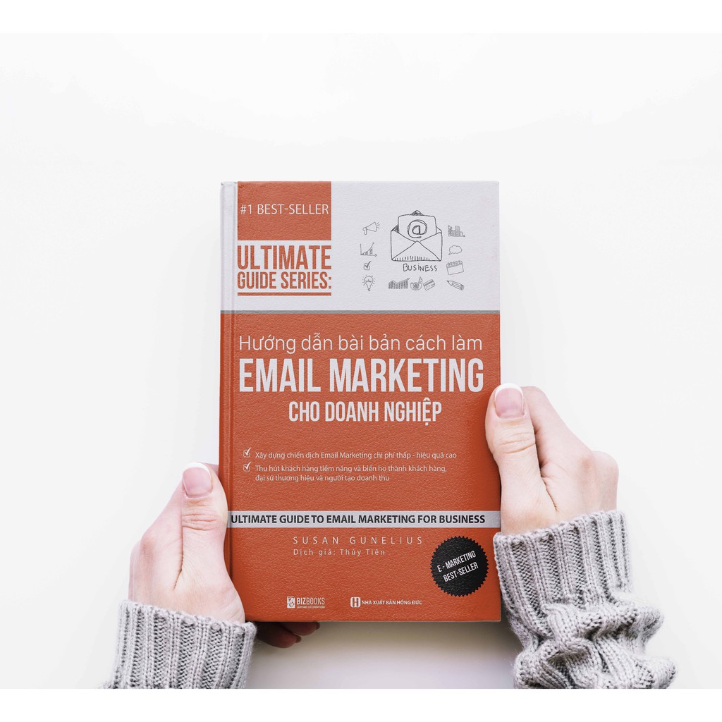 Sách Hướng Dẫn Bài Bản Cách Làm Email Marketing Cho Doanh Nghiệp - Sách Phát Triển Kinh Doanh - Sách Bizbooks