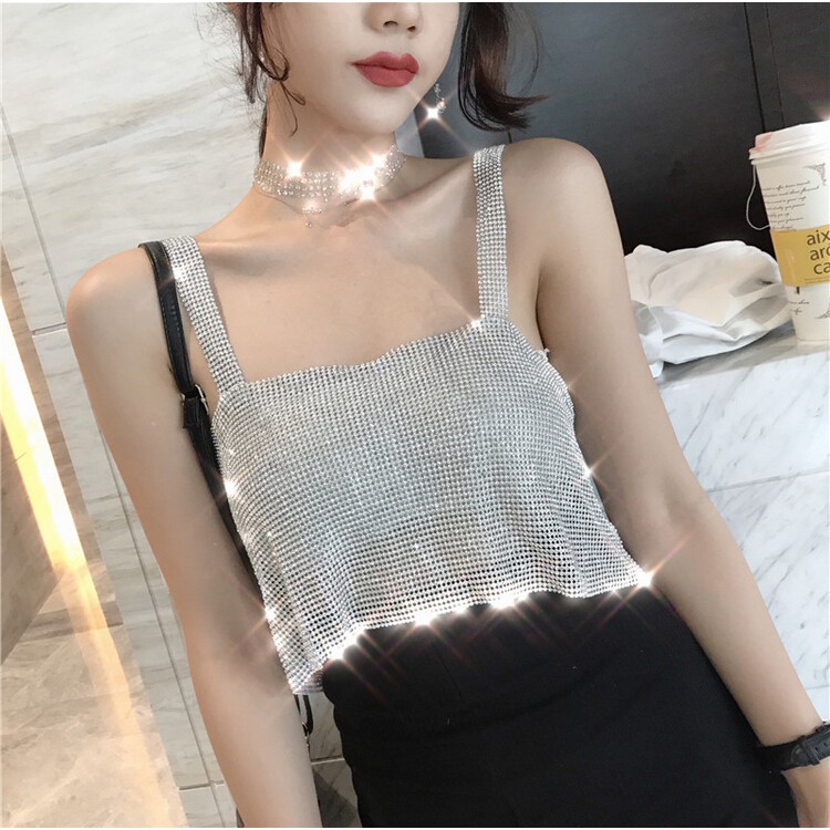 Áo lửng hai dây gợi cảm cho nữ