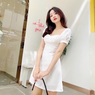 Đầm nhúng ngực form ngắn trẻ trung