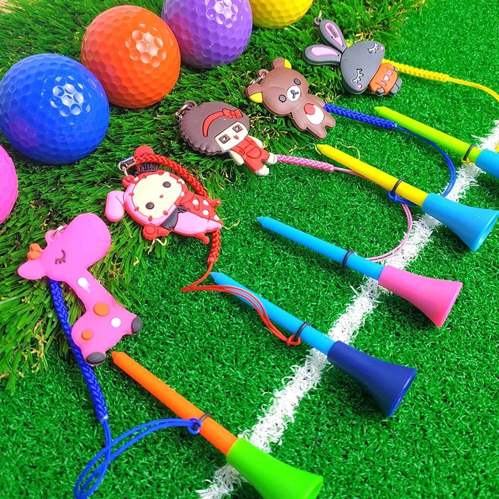 Dây Cao Su 83mm Họa Tiết Hoạt Hình Nhiều Màu Sắc Dùng Để Gắn Bóng Golf Chống Mất