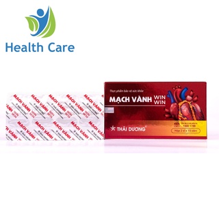 Mạch Vành Win Win-Lưu thông khí huyết-Hộp 3 vỉ x 15 viên