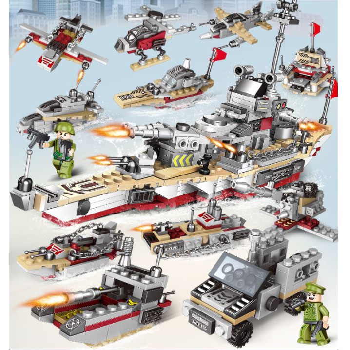502 CHI TIẾT] BỘ ĐỒ CHƠI XẾP HÌNH LEGO CHIẾN HẠM CHIẾN THUYỀN PHÁT TRIỂN TƯ DUY CHO TRẺ