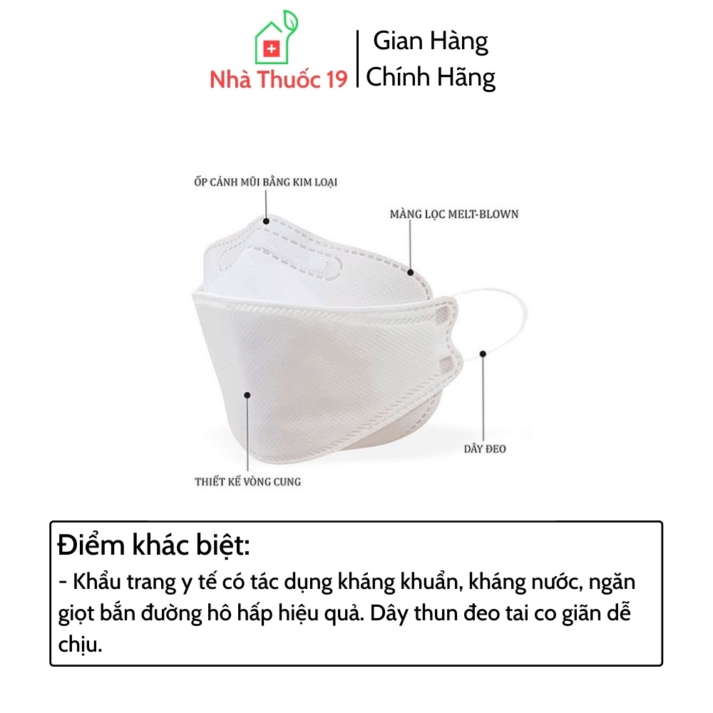 Khẩu Trang 4D KF94 Thương Hiệu AMI Mask - Tiêu Chuẩn Hàn Quốc (50 chiếc)