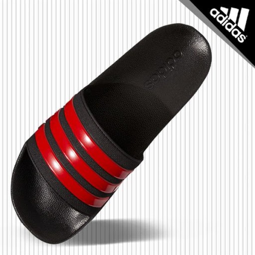 Dép Nam Adidas Chính Hãng 🔴FREESHIP🔴 Adidas Adilette Cloudfoam Shower Black Red - Dép Quai Ngang Chống Nước - [EG1884]