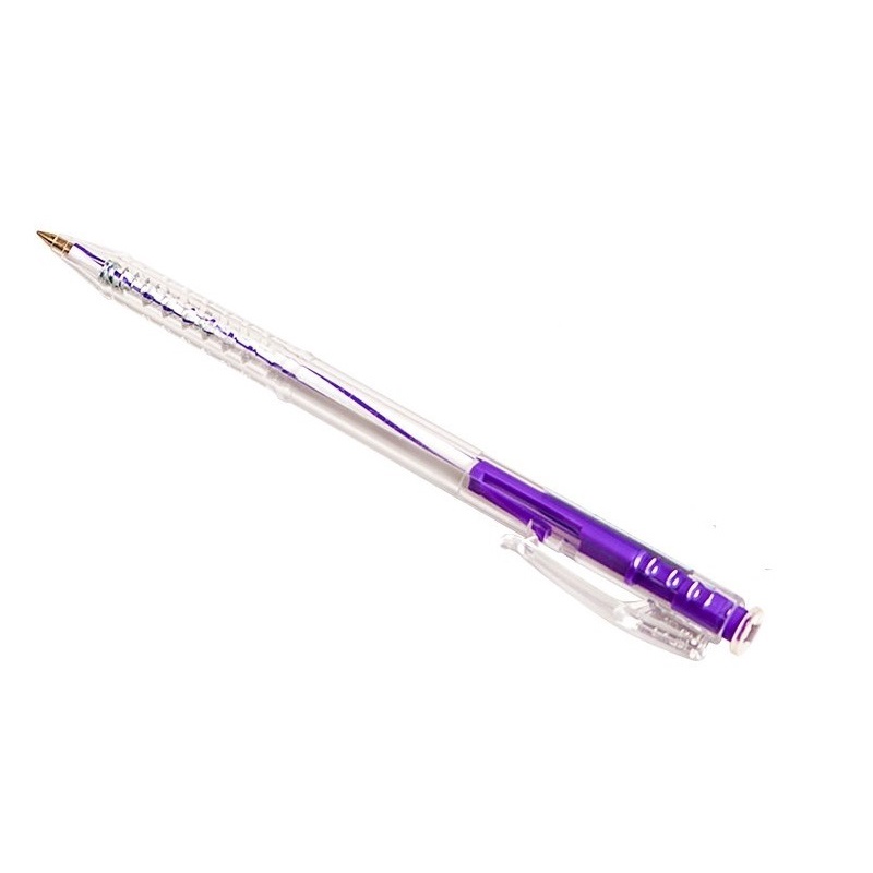 [Hàng chính hãng] Bút bi Thiên Long TL-027 tím / Bút bi Thiên Long nét nhỏ TL027 mực tím