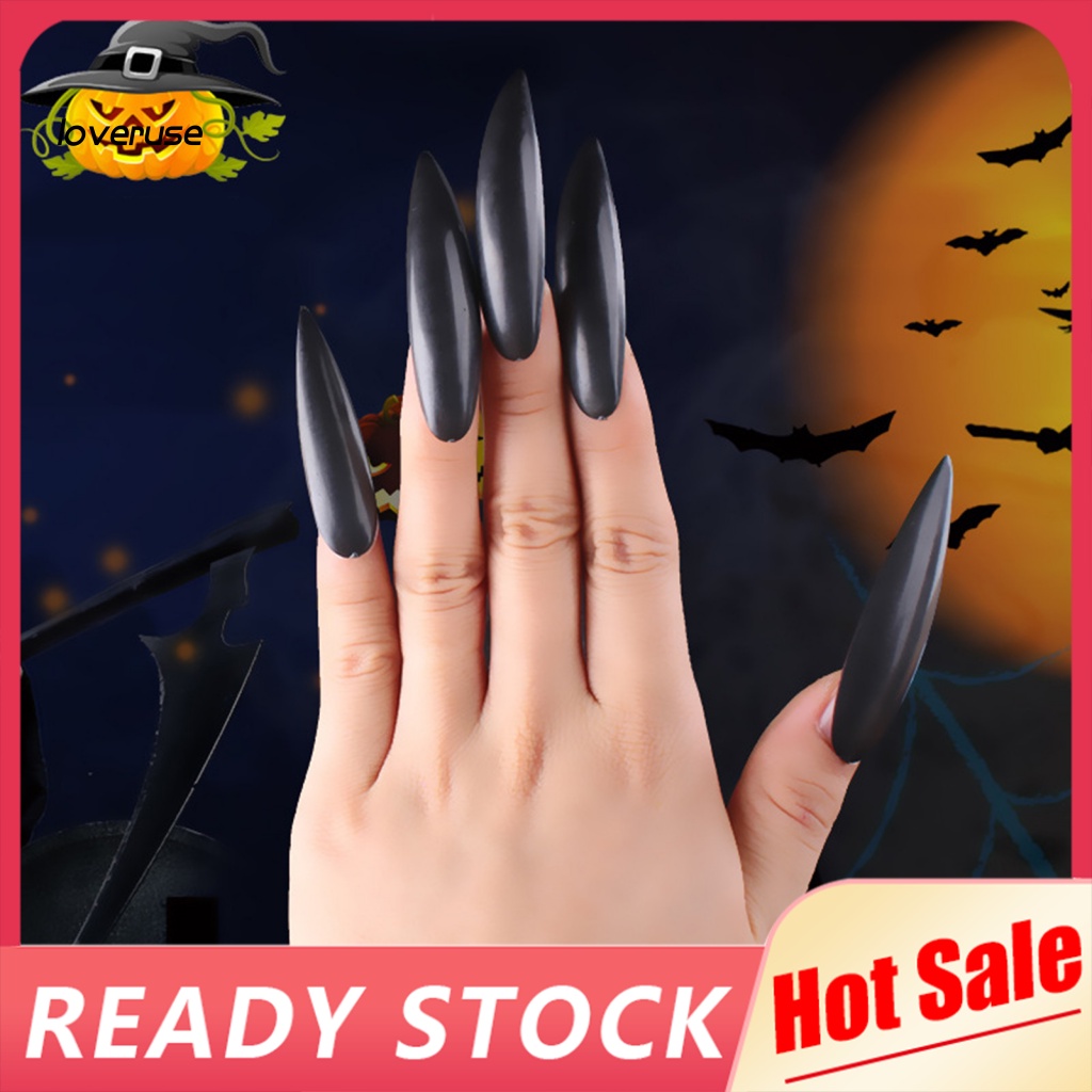 Set 10 Móng Tay Giả Hóa Trang Halloween