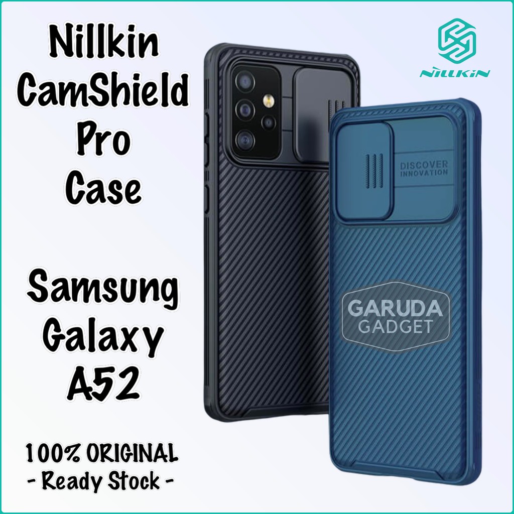 Ốp Điện Thoại Nillkin Chính Hãng Có Nắp Trượt Bảo Vệ Camera Cho Samsung Galaxy A52 Mới