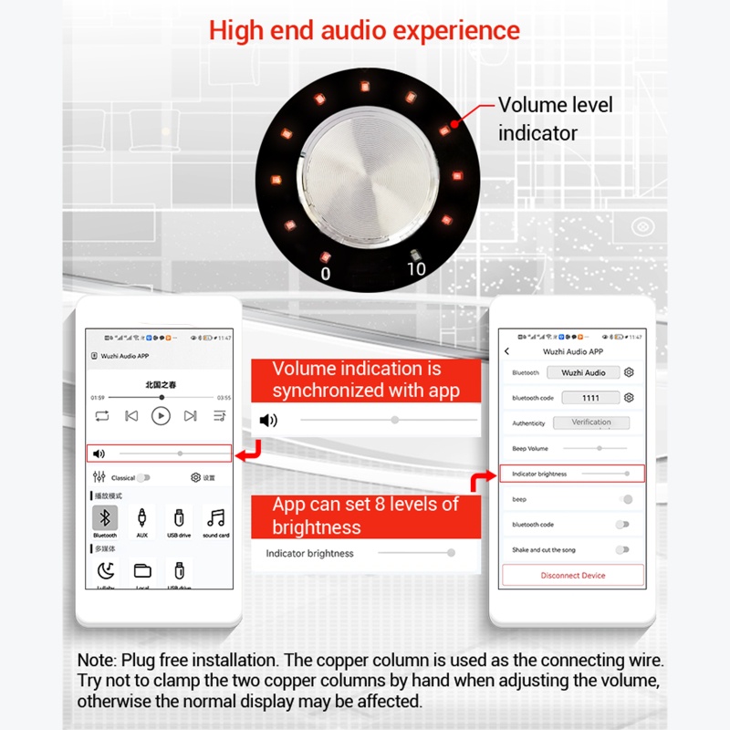 Bảng Mạch Khuếch Đại Tín Hiệu Âm Thanh Bluetooth 5.1 Cho DC 9-24V