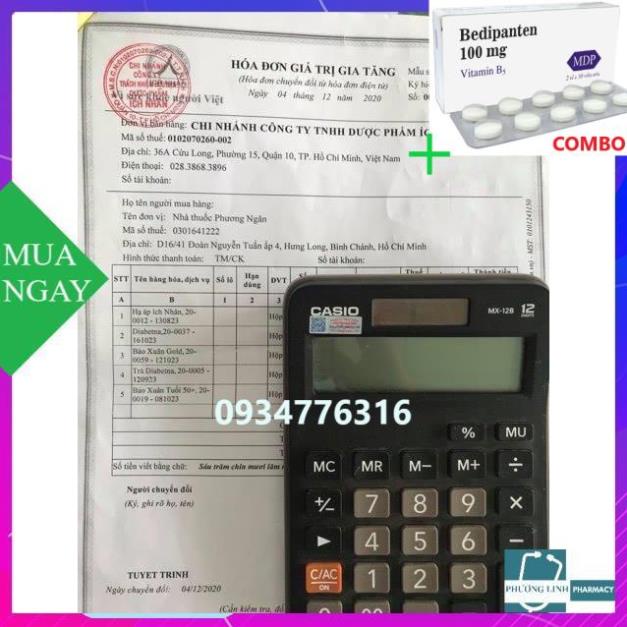 Combo Bedipanten 100mg +  Viên uống bảo xuân tím tuổi 50+ cân bằng nội tiết và gìn giữ nét xuân, hộp 30 viên
