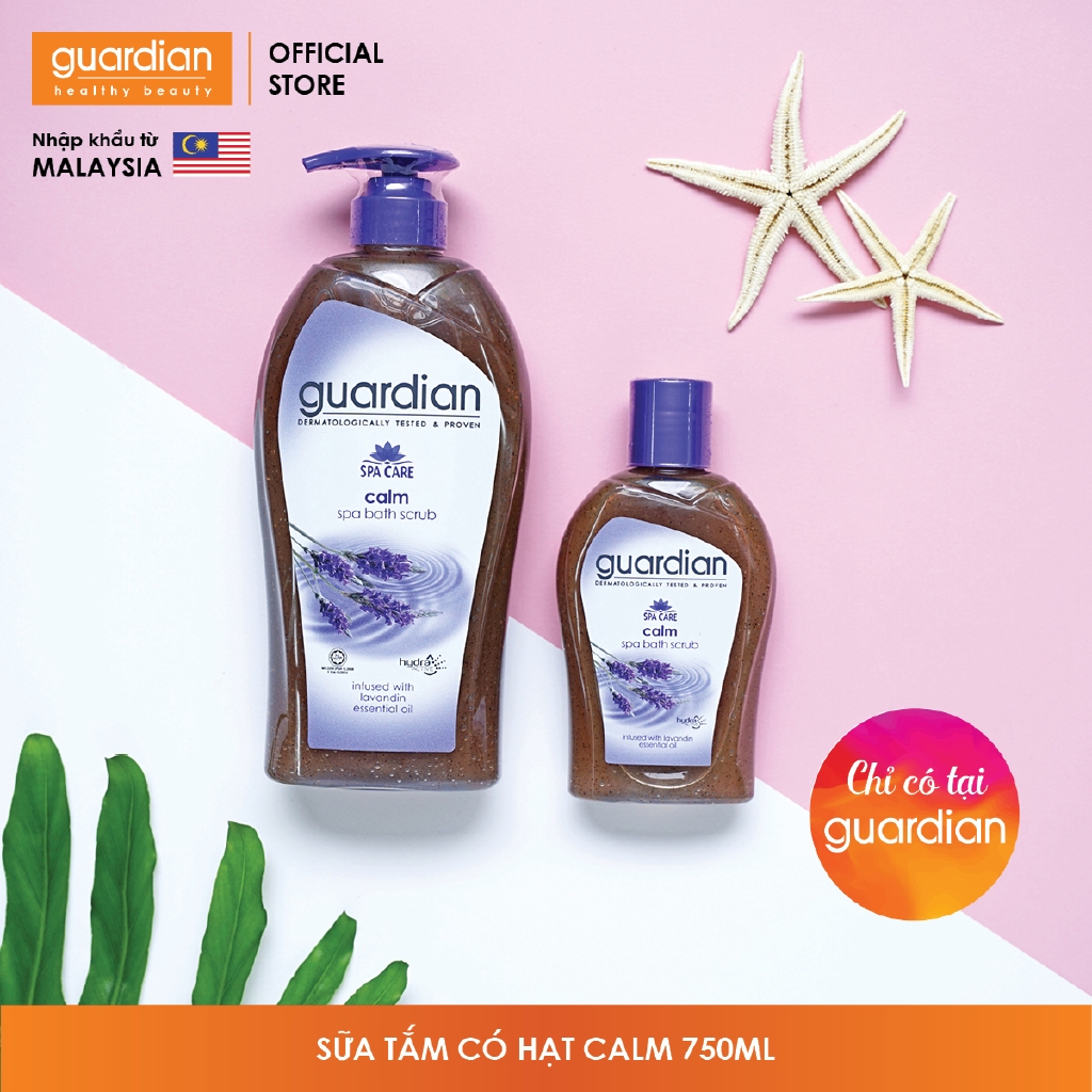 Sữa Tắm Guardian Có Hạt Calm 750ml Mienphishipcom