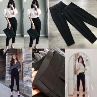 [ XẢ KHO ] Quần baggy cạp chun sau màu đen sz S M L XL