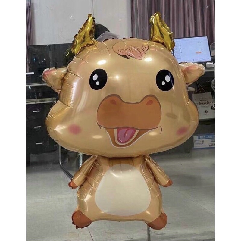 Bong bóng kiếng heo Happy Birthday