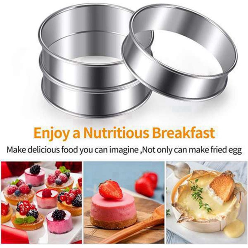 Set 20 Khuôn Làm Bánh Muffin 3.15 Inch Bằng Thép Không Gỉ