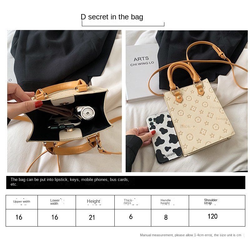 Túi Đeo Chéo Vuông Nhỏ Phong Cách Mới Dễ Phối Đồ Đựng Điện Thoại Di Động Cho Nữ