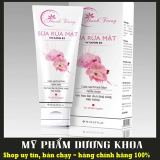 Sữa rửa mặt dưỡng da vitamin b3 thanh trang