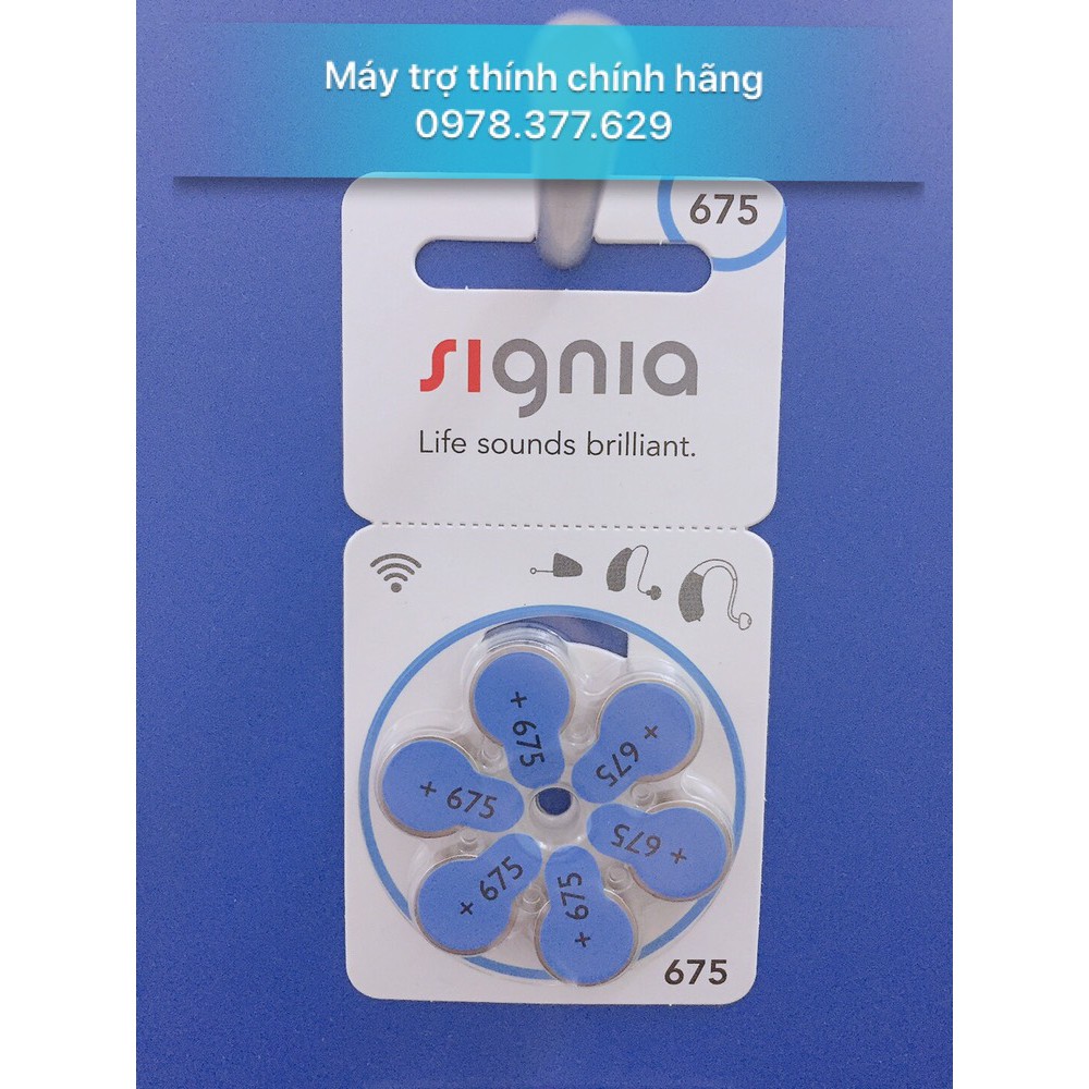Pin máy trợ thính Signia số 675