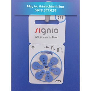 Pin máy trợ thính Signia số 675