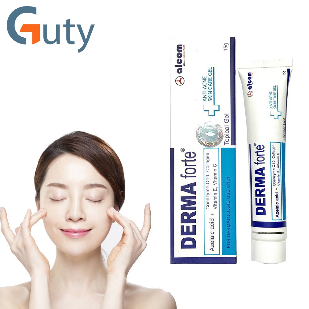 Kem bôi mụn thâm Derma Forte Gel 15g - Gel Giảm Mụn Trứng Cá, Ngừa Thâm, Mờ Sẹo, Dưỡng trắng Da - Guty | BigBuy360 - bigbuy360.vn