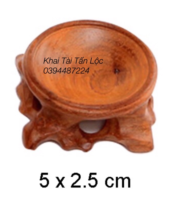 Đế gỗ để quả cầu phong thủy hay tượng trang trí tphcm