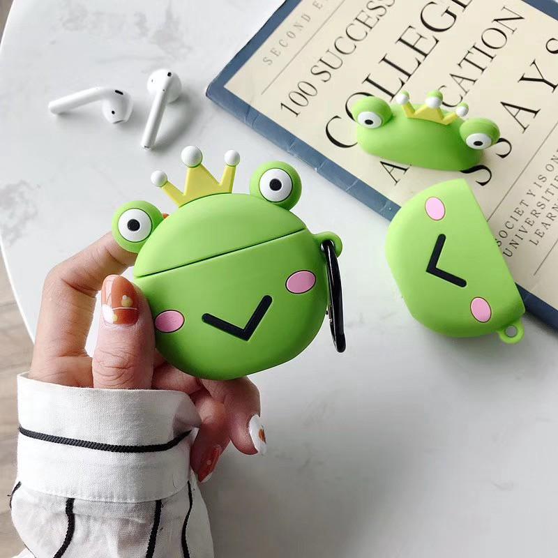 The Frog Prince Cartoon Airpods 1/2 Silica Gel Case Apple Headset Cover