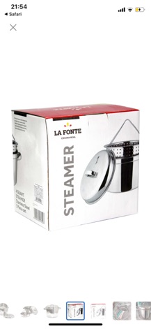 Nồi hấp inox 4QT La Fonte 14102