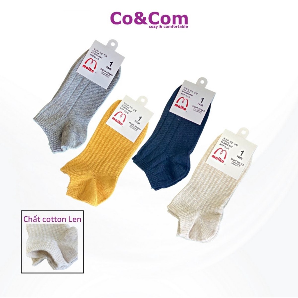 Tất Nữ Chống Hôi Chân Co&amp;Com PKN997 Chất Len Cotton Dày Ấm Thấm Hút Mồ Hôi