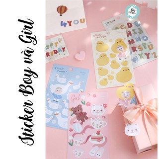 STICKER BOY VÀ GIRL