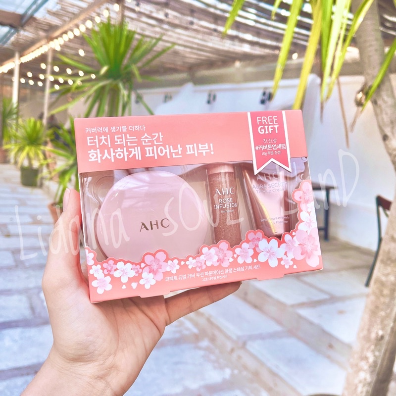 [HSD23] Set cushion phấn nước 3 món AHC Aura Secret Hàn Quốc