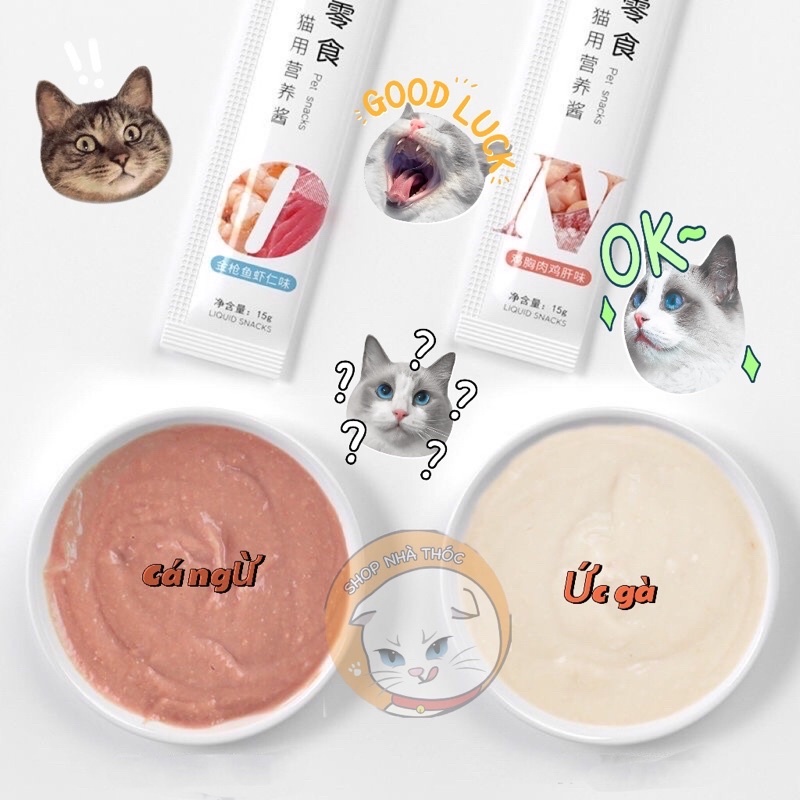 THANH SUP THƯỞNG CHO MÈO