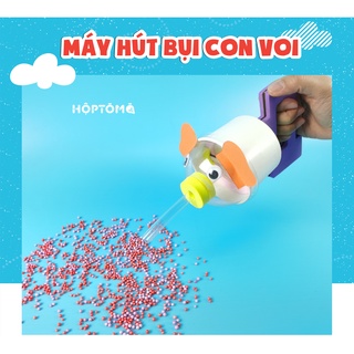 Đồ Chơi Khoa Học STEM "Máy Hút Bụi Con Voi" - Dành Cho Bé Trai Bé Gái 5 đến 8 Tuổi - Sáng Tạo Tự Lắp Ráp DIY - Hộp Tò Mò