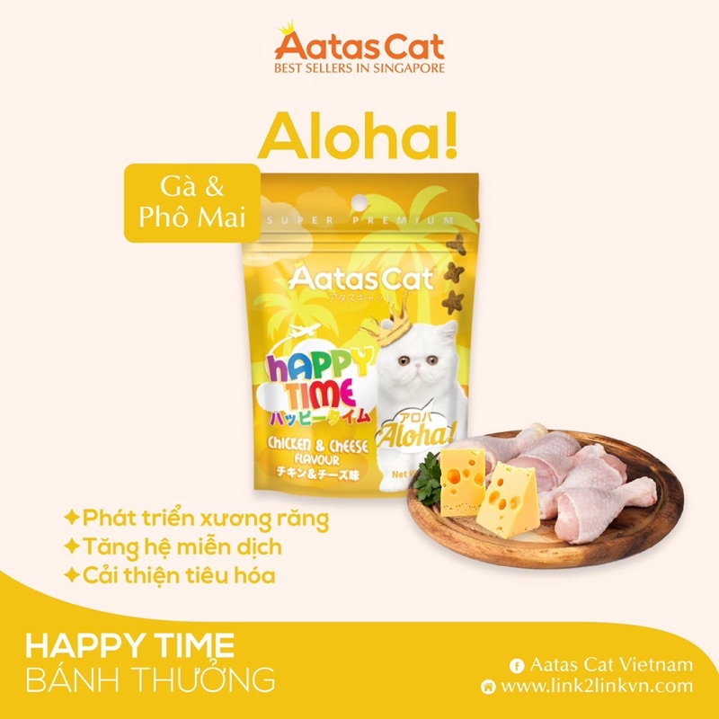 Bánh Thưởng AatasCat Happy Time  _ Best Sellers In Singapore
