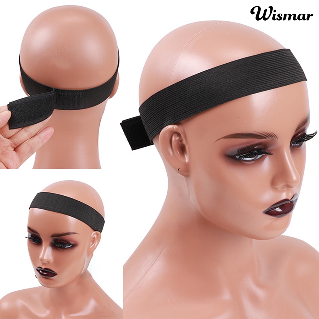 Dây thun đen 2.5/ 3/ 3.5/ 4Cm điều chỉnh giữ viền mép tóc giả kiểu băng dán