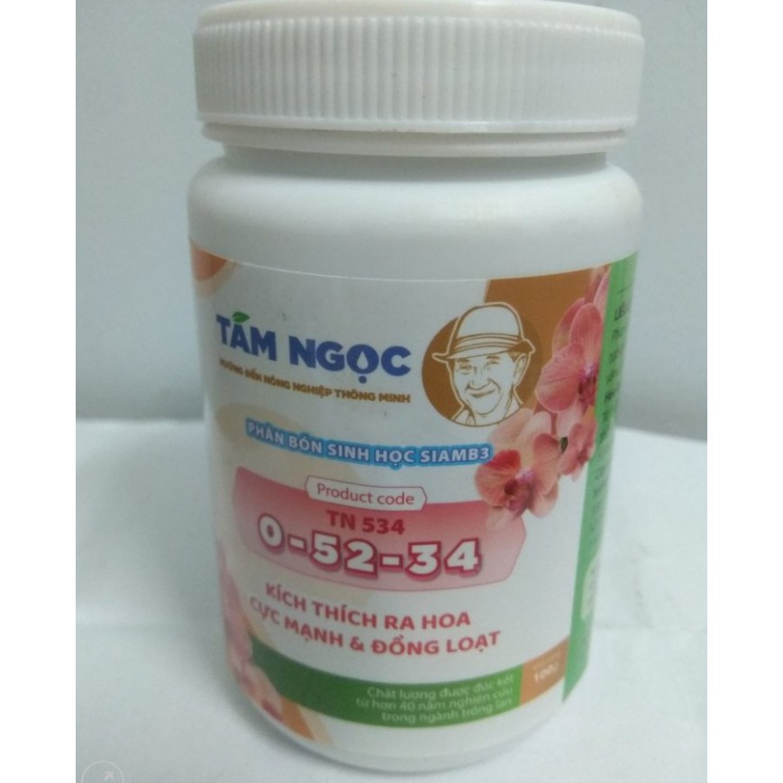 Phân bón lá NPK 0-52-34 ra hoa mạnh và đồng loạt – chai 100 gram SP của thầy tám Ngọc