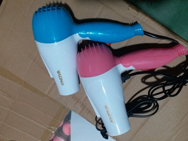 Máy Sấy Tóc Nova Mini Gấp Gọn 1000W Thích Hợp Để Mang Đi Du Lịch Có Hộp Đi Kèm